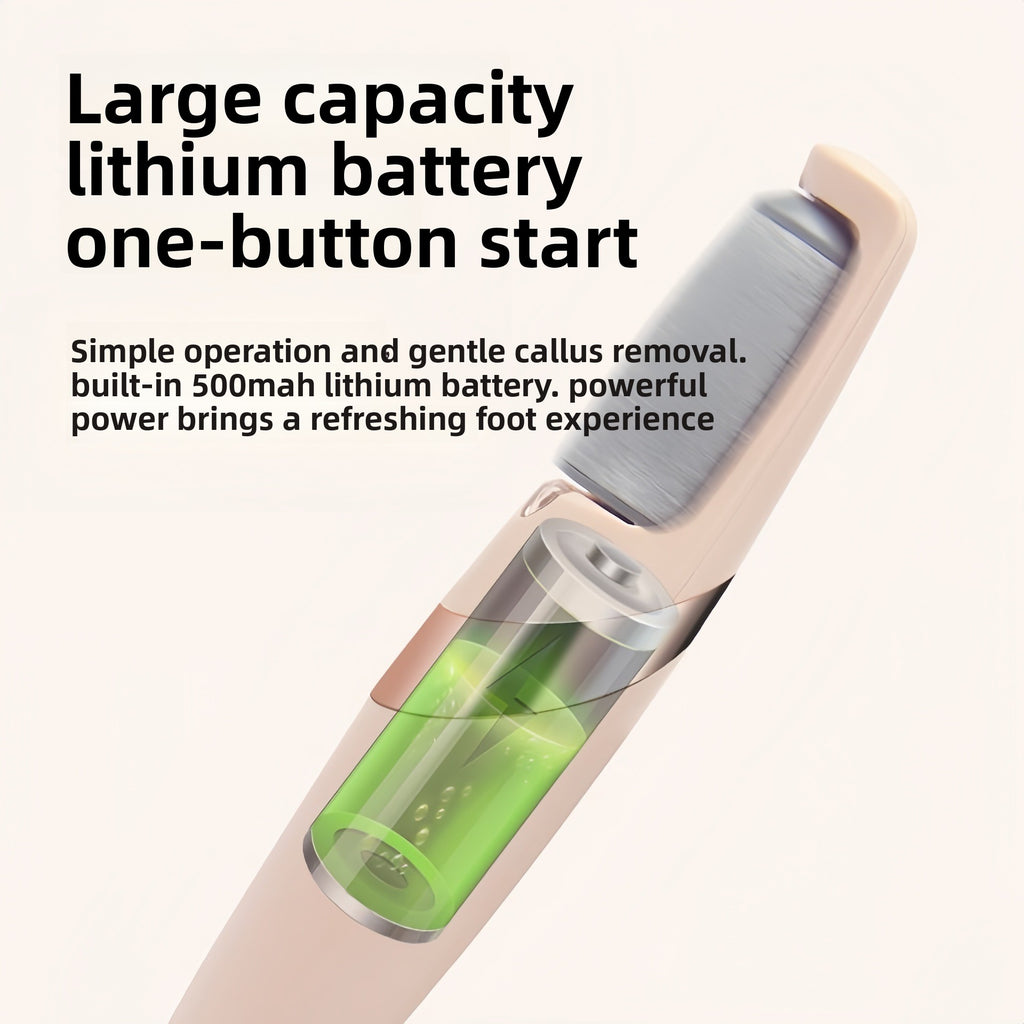 GlowSilk Pedi Wand — Salon-Smooth Feet at Home